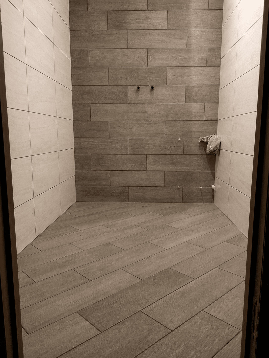 Moderne Fliesenarbeiten